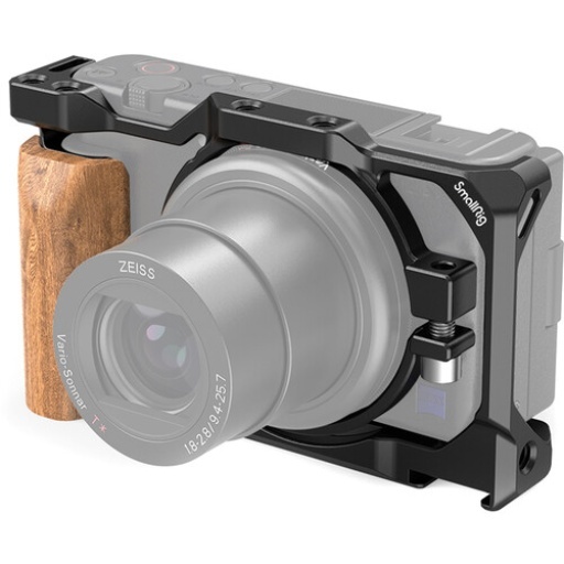 SmallRig Camera Cage with Wooden Handgrip for Sony ZV1 Camera 2937